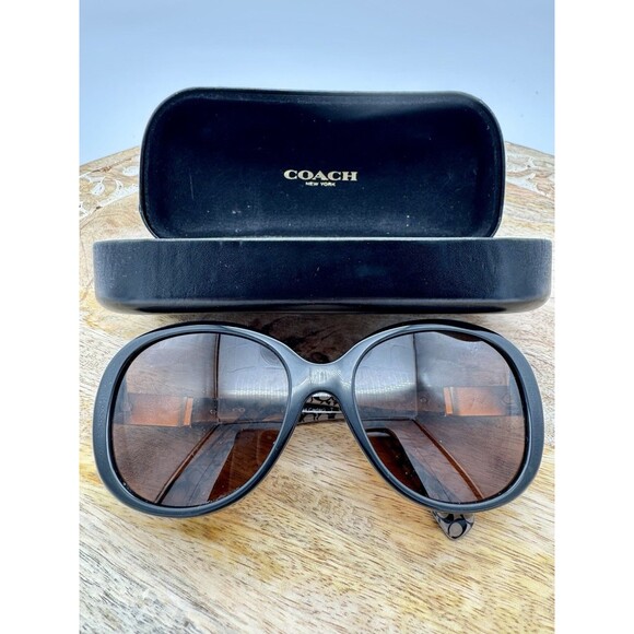 Coach Horse And Carriage HC8120 Carter Prescription Sunglass Frames Only Black - Picture 1 of 10